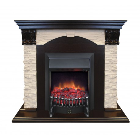 Каминокомплект Dublin Lux + Fobos Lux BL