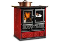 Печь отопительно-варочная La NORDICA Rosetta Maiolica Bordeaux