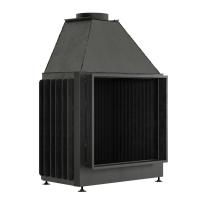 Открытая каминная топка WARMHAUS FLAT 80/60 