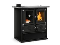 Печь отопительно-варочная La Nordica ROSETTA SINISTRA 16 STEEL NERO ANTRACITE (черный)