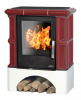 Изразцовая печь ABX Bavaria L чугунная топка (прямой цоколь)