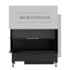 Топка WARMHAUS с левым угловым стеклом KANT L 100/57h (3D футеровка)