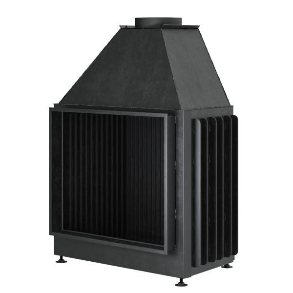 Открытая каминная топка WARMHAUS FLAT 80/60 