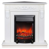  Dominica Corner DN белый матовый с очагом Fobos Lux Black