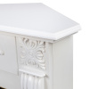  Dominica Corner DN белый матовый с очагом Fobos Lux Black