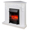  Dominica Corner DN белый матовый с очагом Fobos Lux Black