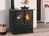Печь отопительно-варочная La Nordica ROSETTA SINISTRA 16 STEEL NERO ANTRACITE (черный)