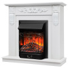  Dominica DN белый матовый с очагом Majestic Lux Black