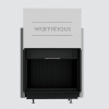 Топка WARMHAUS с прямым стеклом FLAT 87/70h (3D футеровка)