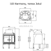 Топка камина Jotul I 18 HARMONY BBE